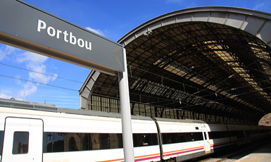 Estació del tren de Portbou